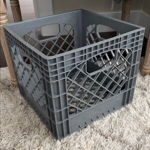 Cool Gray Storage milk 🥛 Crate - 13 x 13 x 11 inches